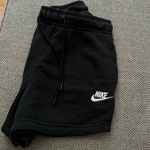 Black Nike sweat shorts